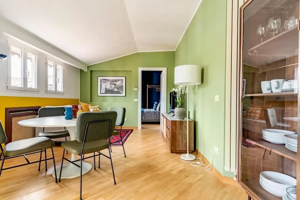 The Color-Block House Apartment Milan