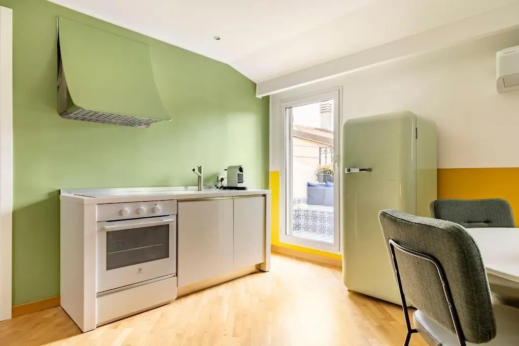 The Color-Block House Apartment Milan Italy