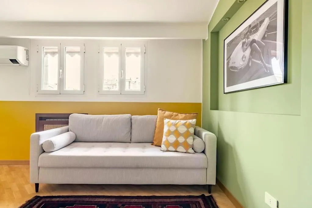 The Color-Block House Apartment Milan