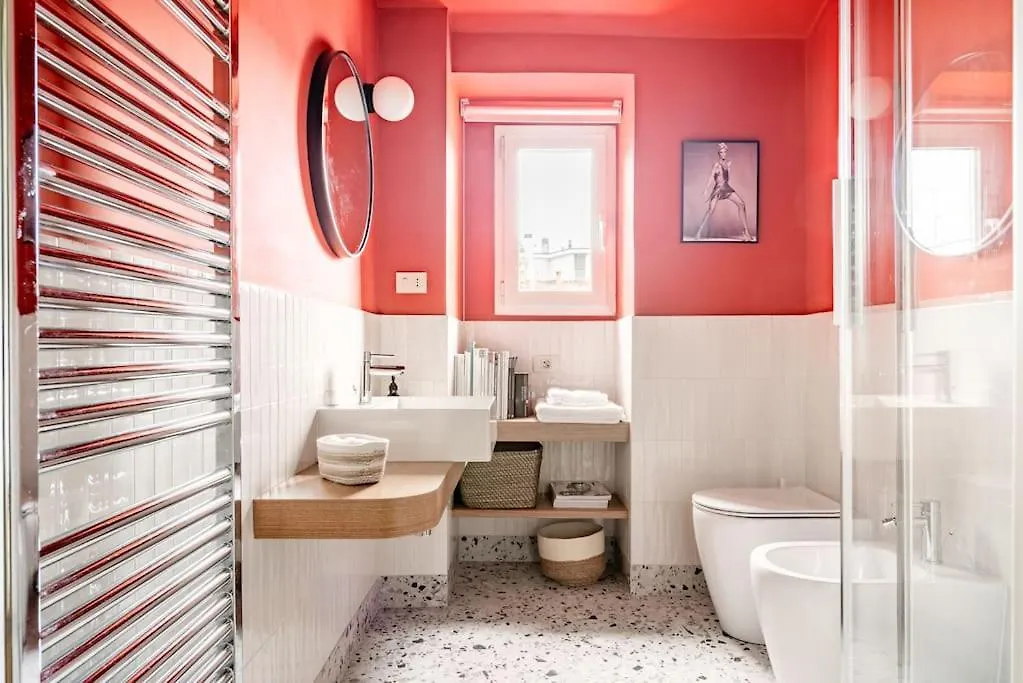 The Color-Block House Apartment Milan