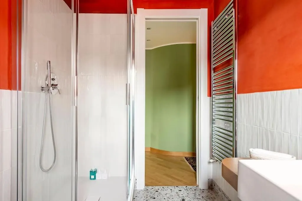 The Color-Block House Apartment Milan
