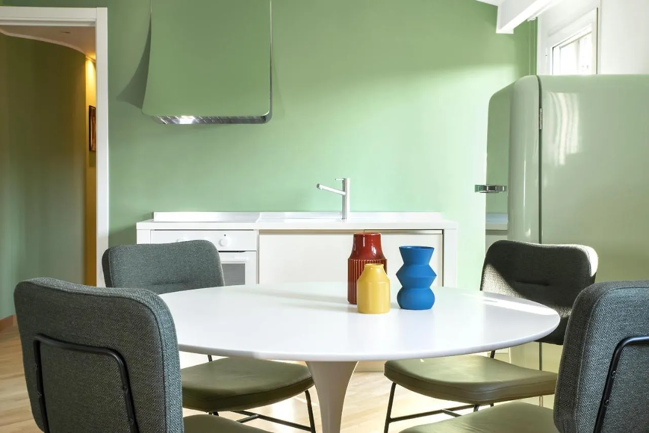 The Color-Block House Apartment Milan