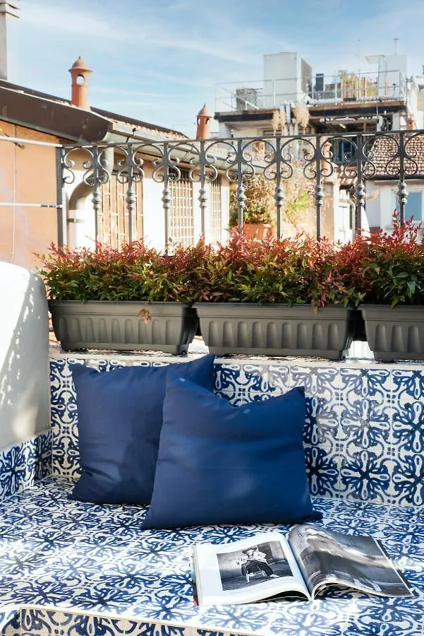 The Color-Block House Apartment Milan