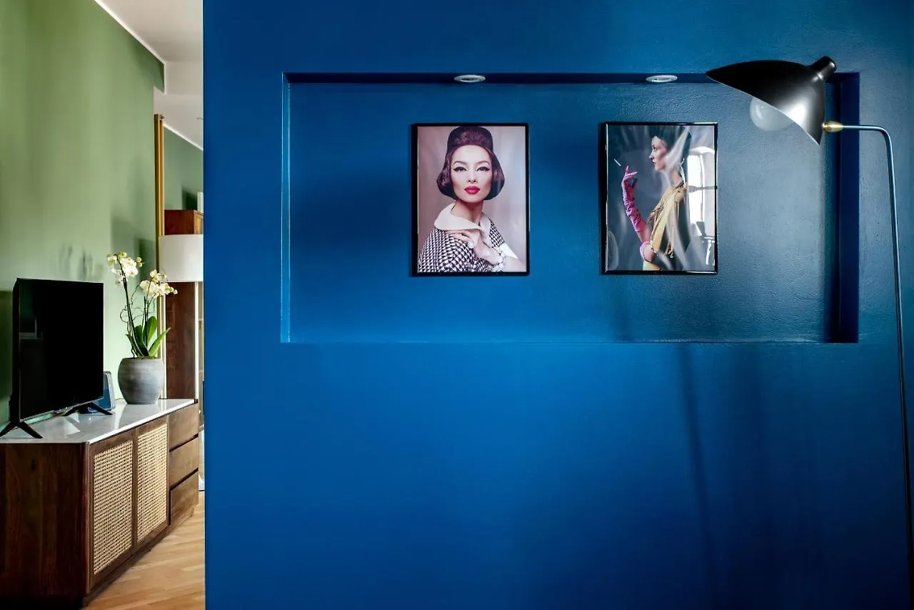 The Color-Block House Apartment Milan Italy